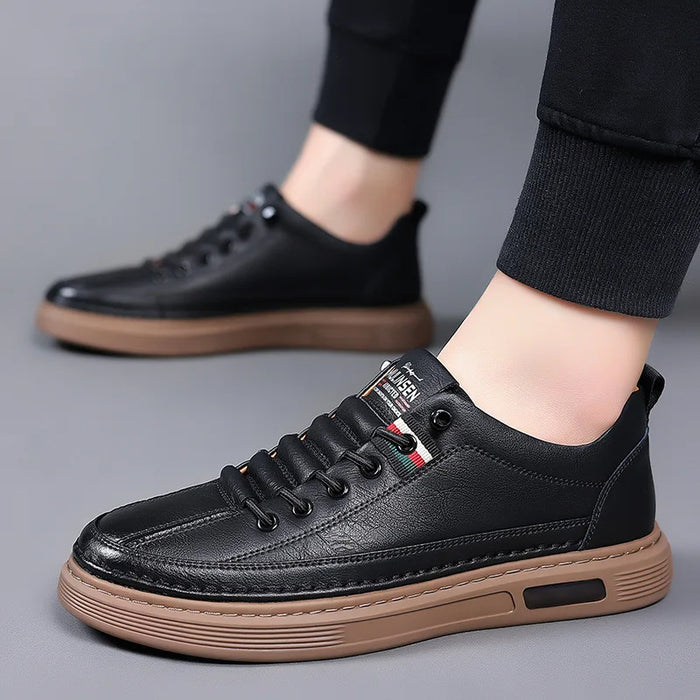 VINNY | Baskets décontractées en cuir véritable - offre limitée
