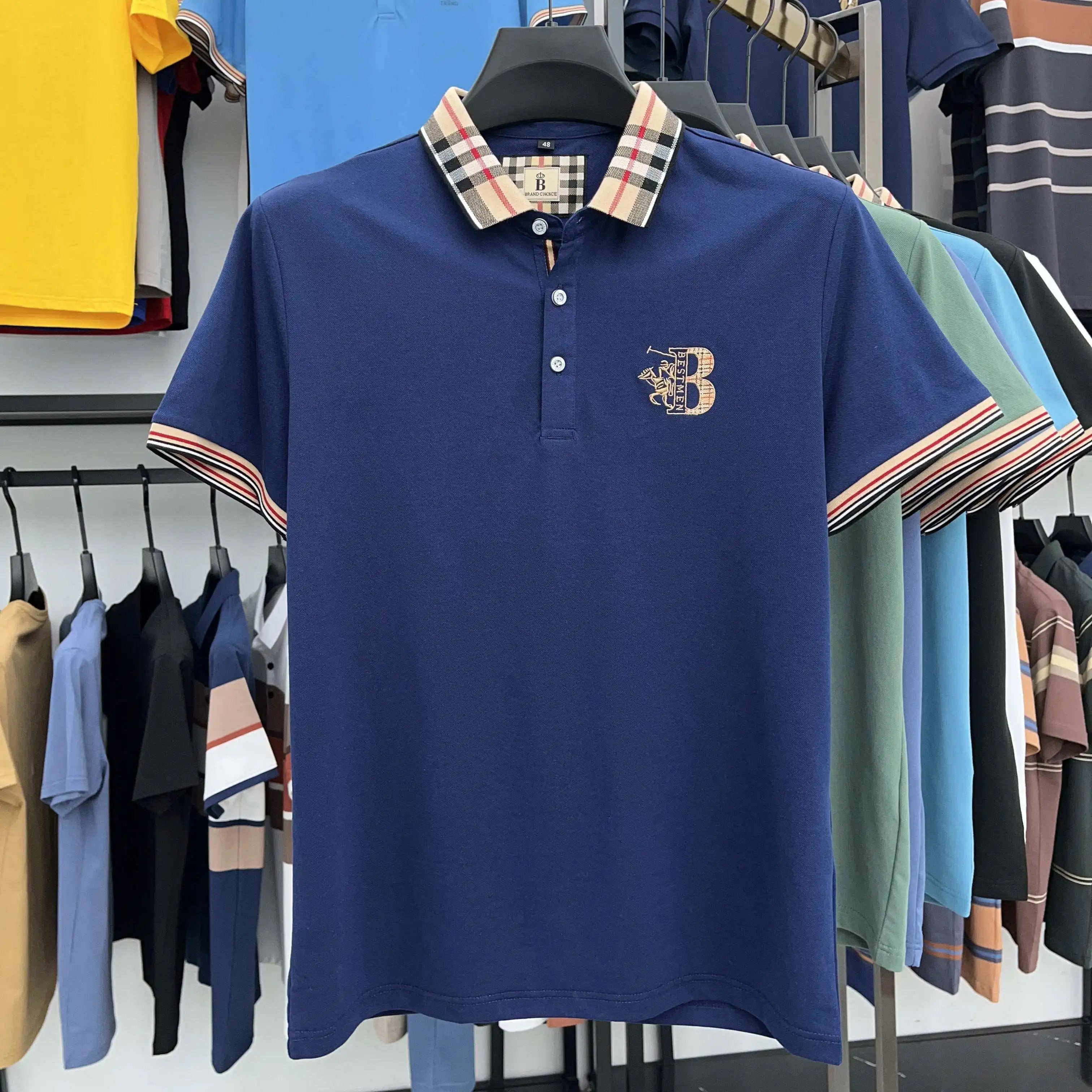 Polo Brodé Bestmen – L'élégance dans chaque détail