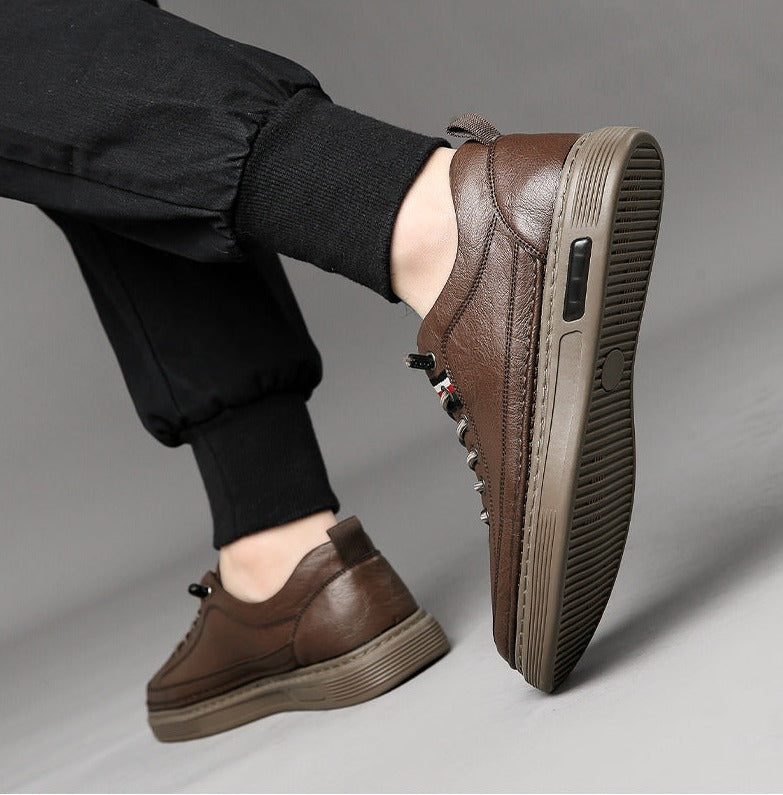 VINNY | Baskets décontractées en cuir véritable - offre limitée