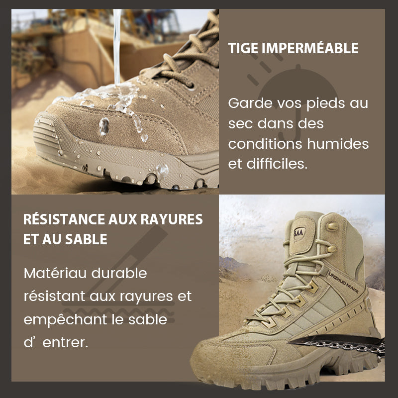Livraison gratuiteđBottes de combat de travail anti-perforation impermĂ©ables pour hommes (amĂ©lioration de la durabilitĂ©)