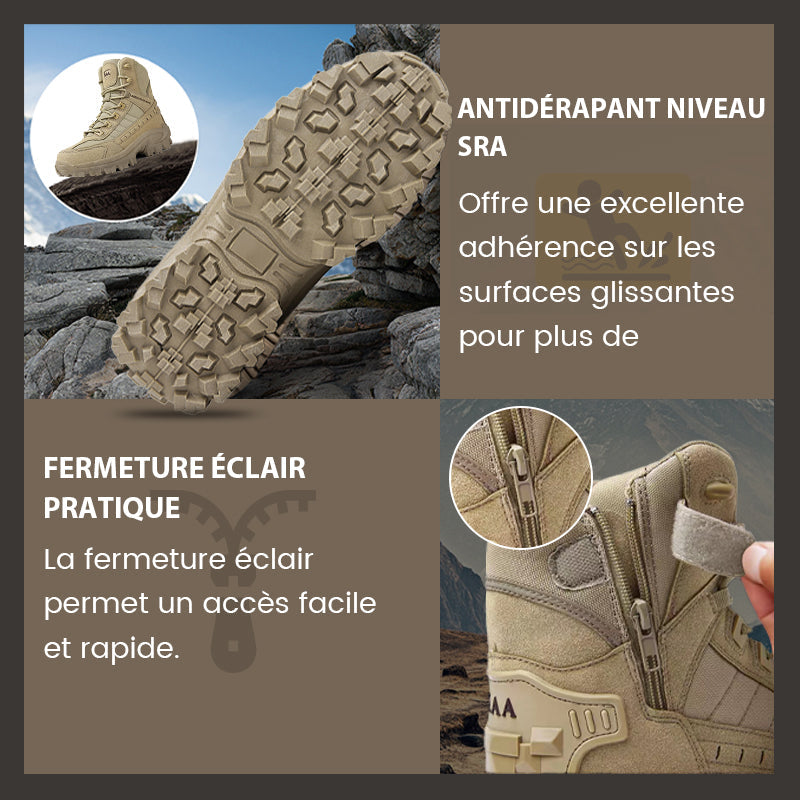 Livraison gratuiteđBottes de combat de travail anti-perforation impermĂ©ables pour hommes (amĂ©lioration de la durabilitĂ©)