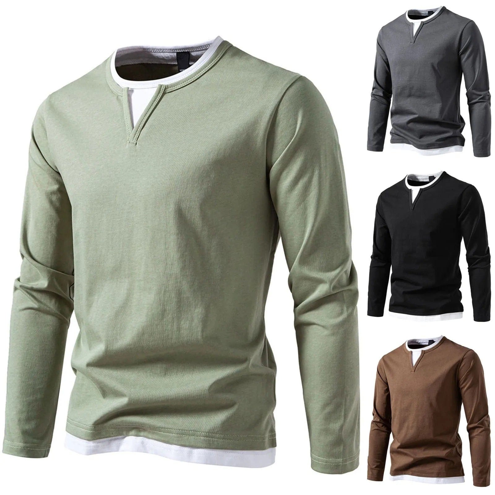 Vigorous™ | Henley à manches longues [ÉDITION PRINTANIÈRE]