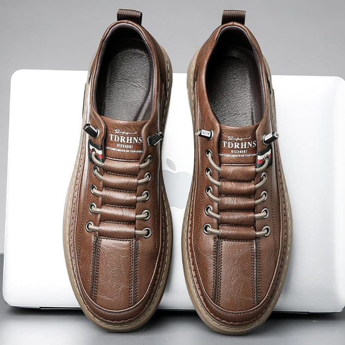 VINNY | Baskets décontractées en cuir véritable - offre limitée