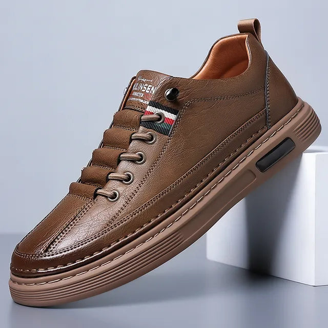 VINNY | Baskets décontractées en cuir véritable - offre limitée